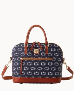 Collegiate Penn State University Domed Zip Satchel PENN STATE -Dooney & Bourke B1914G AANVPATNPNST