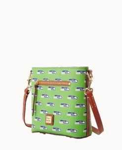 NFL Seahawks Small Zip Crossbody SEAHAWKS -Dooney & Bourke B1915G NJGRPATNSEAH ALT1 1