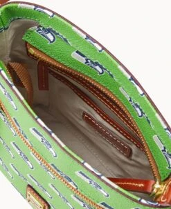 NFL Seahawks Small Zip Crossbody SEAHAWKS -Dooney & Bourke B1915G NJGRPATNSEAH ALT2 1