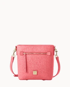 Saffiano Small Zip Crossbody Bubble Gum -Dooney & Bourke B1915G SIBZSIBZ0002 2