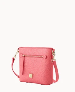 Saffiano Small Zip Crossbody Bubble Gum -Dooney & Bourke B1915G SIBZSIBZ0002 ALT1