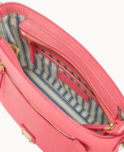 Saffiano Small Zip Crossbody Bubble Gum -Dooney & Bourke B1915G SIBZSIBZ0002 ALT2