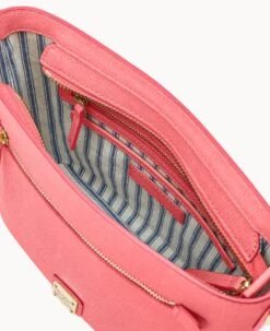 Saffiano Zip Crossbody Bubble Gum -Dooney & Bourke B1920G SIBZSIBZ0002 ALT2 1