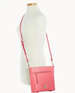 Saffiano Zip Crossbody Bubble Gum -Dooney & Bourke B1920G SIBZSIBZ0002 ALT4 1