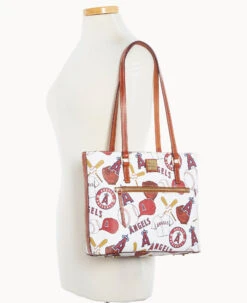 MLB Angels Shopper ANGELS -Dooney & Bourke B1924G QUMWPATNANGL ALT4