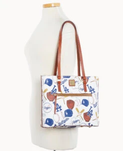 MLB Dodgers Shopper DODGERS -Dooney & Bourke B1924G QUMWPATNDODG ALT4
