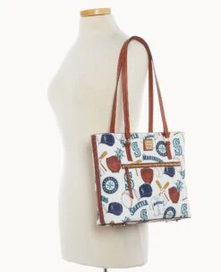 MLB Mariners Shopper MARINERS -Dooney & Bourke B1924G QUMWPATNMRNR ALT4 1