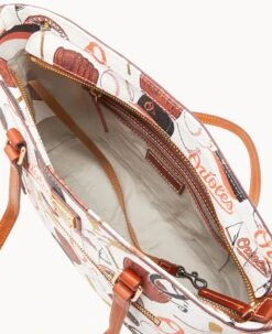 MLB Orioles Shopper ORIOLES -Dooney & Bourke B1924G QUMWPATNORLS ALT2 1