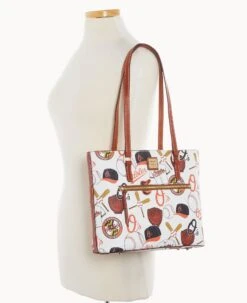 MLB Orioles Shopper ORIOLES -Dooney & Bourke B1924G QUMWPATNORLS ALT4 1