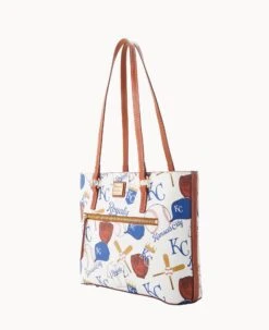 MLB Royals Shopper ROYALS -Dooney & Bourke B1924G QUMWPATNRYLS ALT1 1