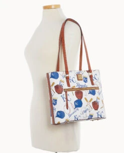 MLB Royals Shopper ROYALS -Dooney & Bourke B1924G QUMWPATNRYLS ALT4