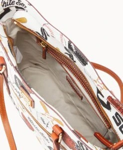 MLB White Sox Shopper WHITE SOX -Dooney & Bourke B1924G QUMWPATNWHSX ALT2 1