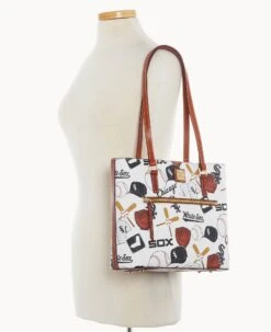 MLB White Sox Shopper WHITE SOX -Dooney & Bourke B1924G QUMWPATNWHSX ALT4 1