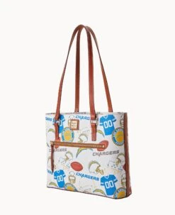 NFL Chargers Shopper CHARGERS -Dooney & Bourke B1924G QWMWPATNCHGR ALT1 1