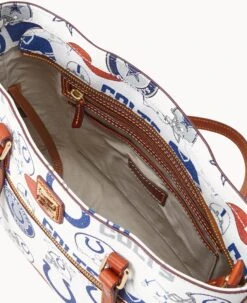 NFL Colts Shopper COLTS 15 NFL Colts Shopper COLTS -Dooney & Bourke B1924G QWMWPATNCOLT ALT2 1