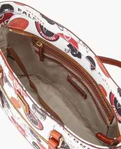 NFL Falcons Shopper FALCONS -Dooney & Bourke B1924G QWMWPATNFALC ALT2 1