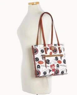 NFL Falcons Shopper FALCONS -Dooney & Bourke B1924G QWMWPATNFALC ALT4 1