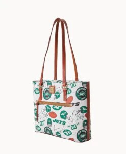 NFL Jets Shopper JETS 14 NFL Jets Shopper JETS -Dooney & Bourke B1924G QWMWPATNJETS ALT1 1
