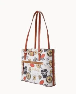 NFL Saints Shopper Saints -Dooney & Bourke B1924G QWMWPATNSNTS ALT1 1
