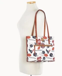 NFL Texans Shopper TEXANS -Dooney & Bourke B1924G QWMWPATNTEXA ALT4 1