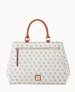 Gretta Zip Satchel Bone -Dooney & Bourke B1930G NGBOPATN 1