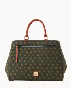 Gretta Zip Satchel Bone -Dooney & Bourke B1930G NGIVPATN