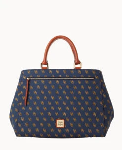 Gretta Zip Satchel Bone -Dooney & Bourke B1930G NGNVPATN