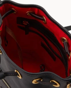 Florentine Drawstring Crossbody Black Black -Dooney & Bourke B1931D SCBLSCBL ALT2