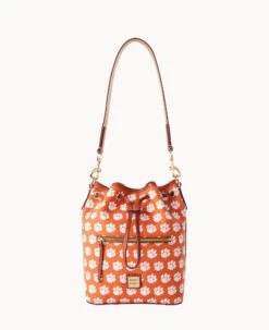 Collegiate Clemson University Drawstring CLEMSON -Dooney & Bourke B1935G AAORPATNCLM0 1
