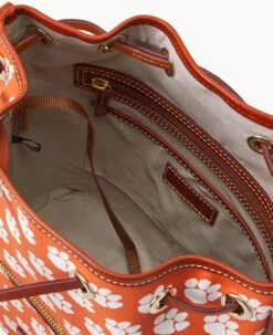 Collegiate Clemson University Drawstring CLEMSON -Dooney & Bourke B1935G AAORPATNCLM0 ALT2 1