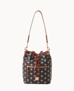 NFL Saints Drawstring Saints -Dooney & Bourke B1935G N4BLPATNSNTS 2