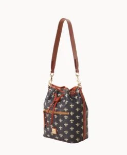 NFL Saints Drawstring Saints -Dooney & Bourke B1935G N4BLPATNSNTS ALT1 1