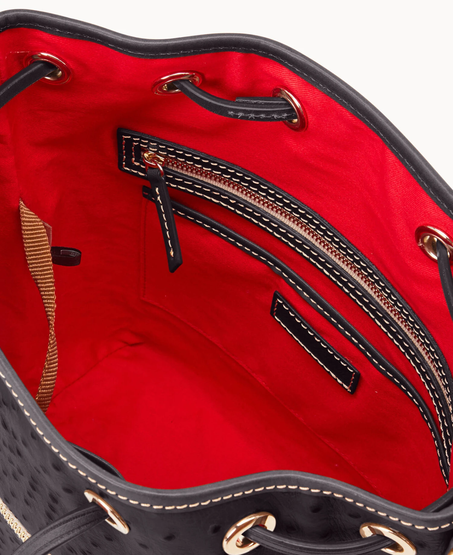 Ostrich Drawstring Black 4 Ostrich Drawstring Black - Image 4