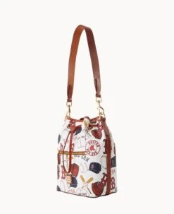 MLB Red Sox Drawstring RED SOX -Dooney & Bourke B1935G QUMWPATNRDSX ALT1 1