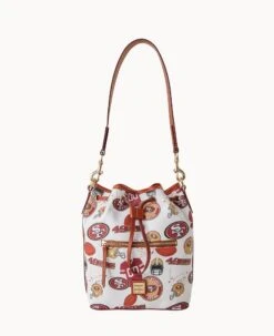 NFL 49Ers Drawstring 49ERS -Dooney & Bourke B1935G QWMWPATN49ER 1