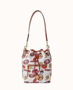 NFL 49Ers Drawstring 49ERS -Dooney & Bourke B1935G QWMWPATN49ER 2