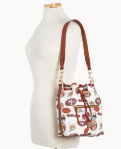 NFL 49Ers Drawstring 49ERS -Dooney & Bourke B1935G QWMWPATN49ER ALT4