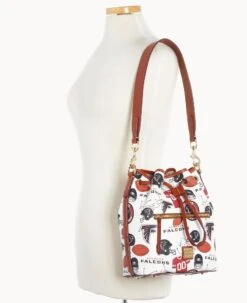 NFL Falcons Drawstring FALCONS -Dooney & Bourke B1935G QWMWPATNFALC ALT4 1