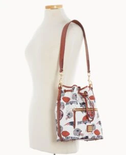 NFL Patriots Drawstring PATRIOTS -Dooney & Bourke B1935G QWMWPATNPATR ALT4 1