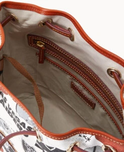 NFL Raiders Drawstring RAIDERS -Dooney & Bourke B1935G QWMWPATNRAID ALT2