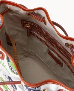 NFL Seahawks Drawstring SEAHAWKS -Dooney & Bourke B1935G QWMWPATNSEAH ALT2