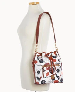 NFL Texans Drawstring TEXANS -Dooney & Bourke B1935G QWMWPATNTEXA ALT4