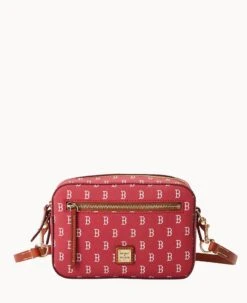 MLB Red Sox Camera Zip Crossbody RED SOX -Dooney & Bourke B1936G MJRDPATNRDSX 1