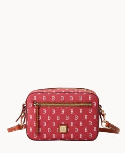 MLB Red Sox Camera Zip Crossbody RED SOX -Dooney & Bourke B1936G MJRDPATNRDSX 2