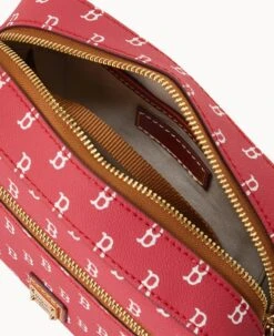 MLB Red Sox Camera Zip Crossbody RED SOX -Dooney & Bourke B1936G MJRDPATNRDSX ALT2 1