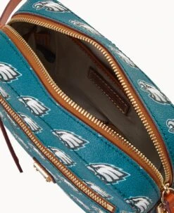 NFL Eagles Camera Zip Crossbody Eagles 15 NFL Eagles Camera Zip Crossbody Eagles -Dooney & Bourke B1936G NJGRPATNEAGL ALT2 1