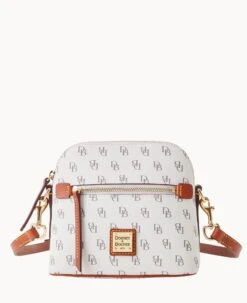 Gretta Domed Crossbody Bone