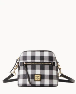 Tucker Domed Crossbody Black