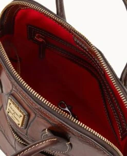 Denison Domed Satchel Cognac -Dooney & Bourke B1954G 8DCGPABM ALT2