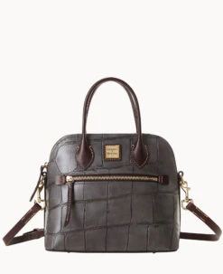 Denison Domed Satchel Cognac -Dooney & Bourke B1954G 8DSMPABM